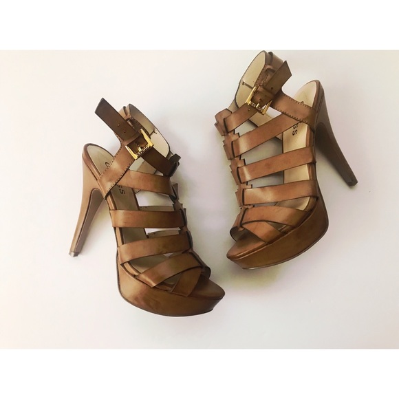 Guess Shoes - Brown Strappy Heels (6M)